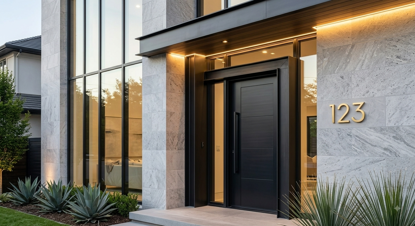 Contemporary Hillside Residence - Modern Exterior